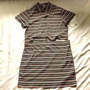 No boundaries collared crop top and skirt set! Size XXL 💋